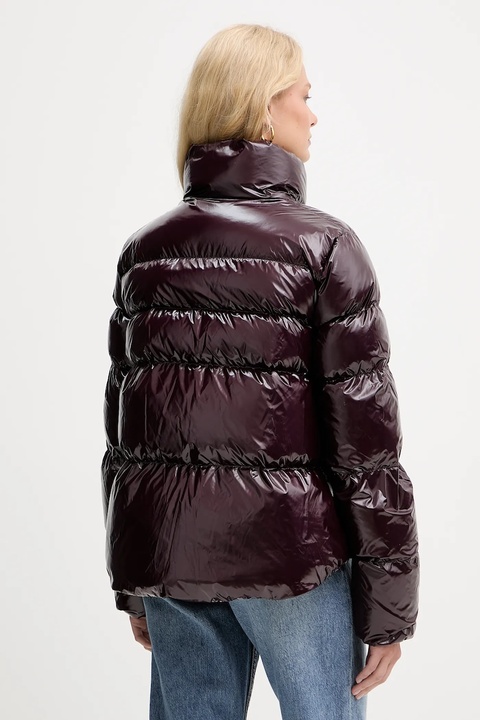 Pinko kurtka kolor bordowy zimowa 101598 A2P7 - zdjęcie produktu nr 2