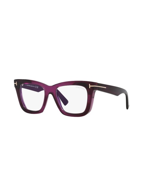 TOM FORD Eyewear Blue Block square-frame glasses - Purple - zdjęcie produktu nr 1
