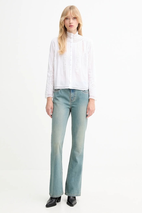ZADIG&VOLTAIRE jeansy damskie medium waist WWJE01292 - zdjęcie produktu nr 2