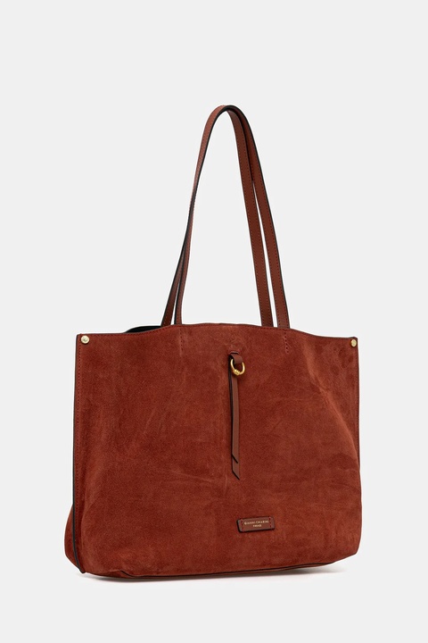 Gianni Chiarini torebka zamszowa EGLE kolor pomarańczowy BS.11485.CM - zdjęcie produktu nr 1