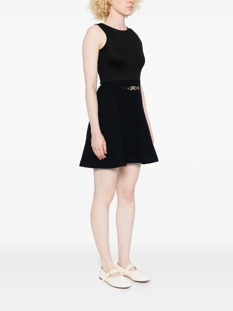 Maje chain-embellished mini day dress - Blue - zdjęcie produktu nr 2