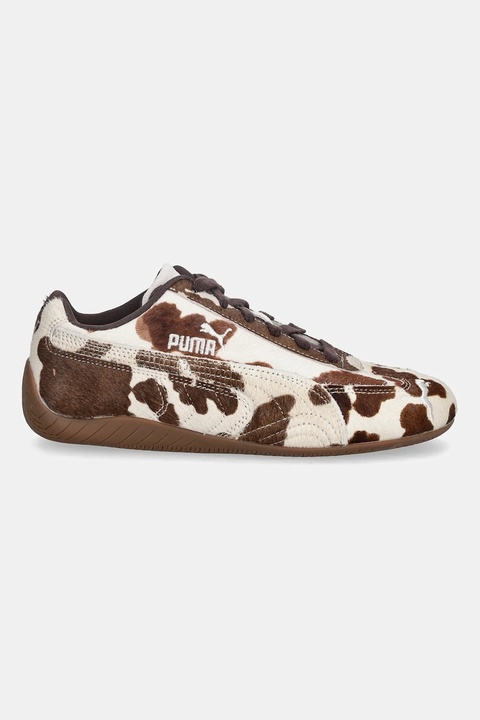 Puma sneakersy skórzane Speedcat Cow Wns damskie kolor brązowy 406141 - zdjęcie produktu nr 2