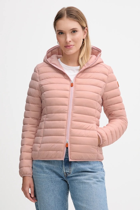 Save The Duck kurtka DAISY kolor różowy przejściowa D33620W.GIGA21 - zdjęcie produktu nr 1
