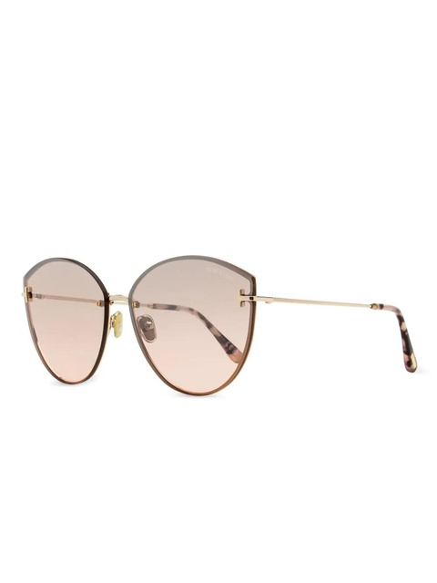 TOM FORD Eyewear Evangeline sunglasses - Gold - zdjęcie produktu nr 1