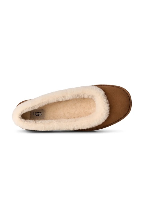 UGG baleriny zamszowe Zora Ballet Flat kolor brązowy 1178111.CHE - zdjęcie produktu nr 2