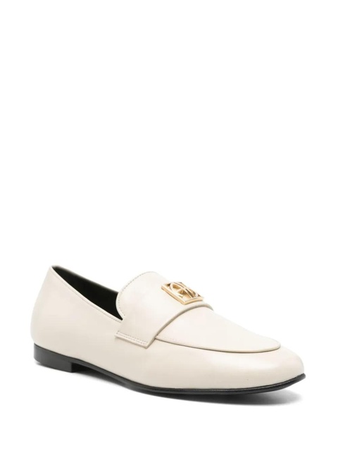 ANINE BING logo plaque loafers - Neutrals - zdjęcie produktu nr 2