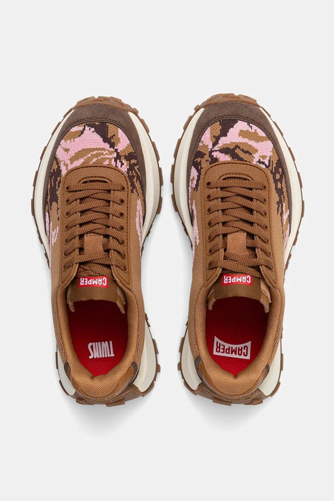 Camper sneakersy TWS damskie kolor brązowy K201462-049 - zdjęcie produktu nr 1
