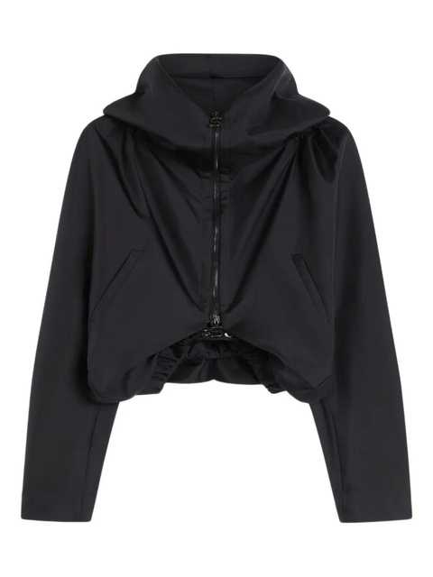 Sportmax hooded silk jacket - Black - zdjęcie produktu nr 1