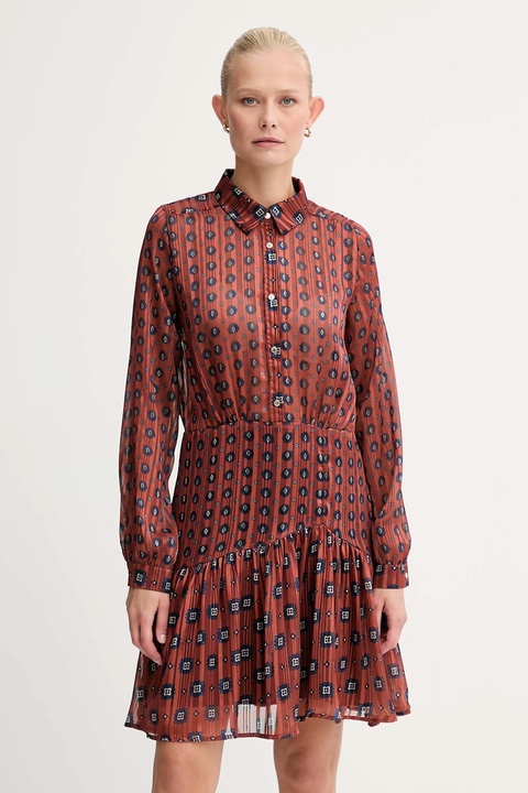 Morgan sukienka kolor brązowy mini rozkloszowana RILGAL.F - zdjęcie produktu nr 1