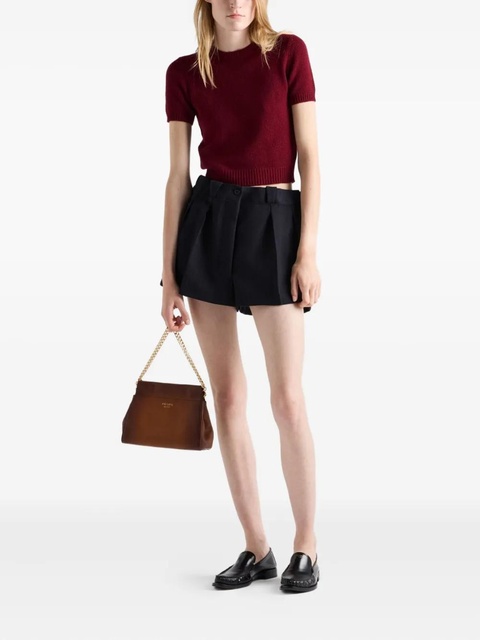 Prada ribbed-knit cashmere sweater - Red - zdjęcie produktu nr 2