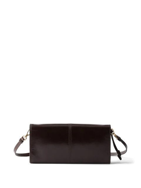 Prada logo leather wallet - Brown - zdjęcie produktu nr 1