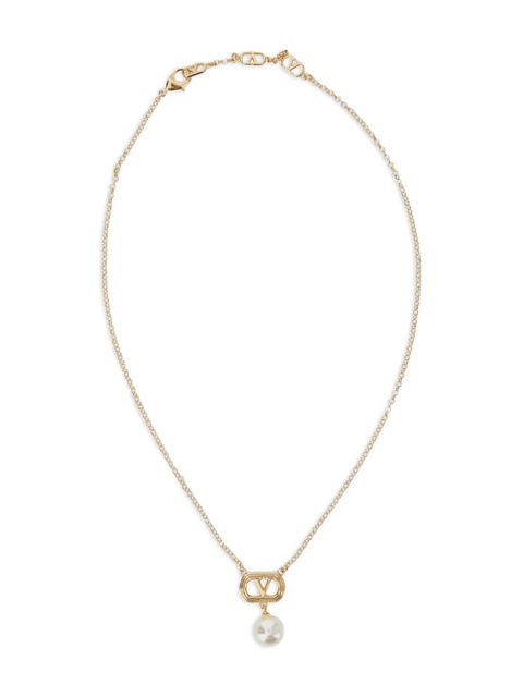 Valentino Garavani ovalette V-logo necklace - Gold - zdjęcie produktu nr 1