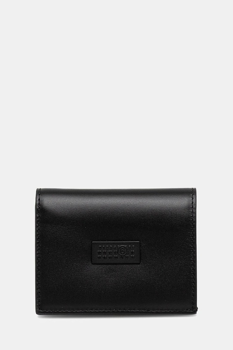MM6 Maison Margiela portfel skórzany kolor czarny SA5UI0015.P8622.T8013 - zdjęcie produktu nr 1