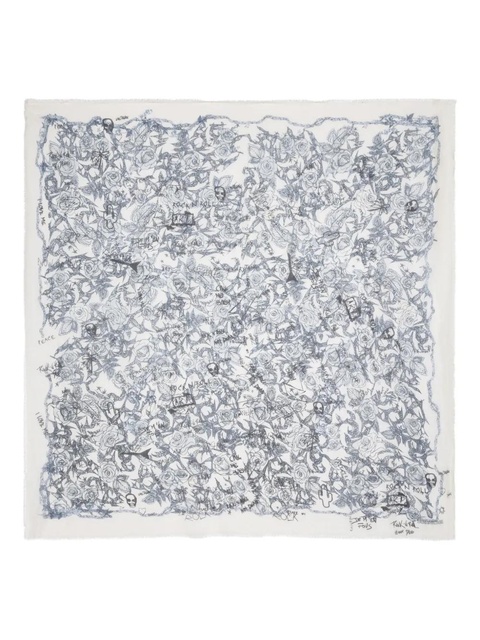 Zadig&Voltaire Kerry printed scarf - Neutrals - zdjęcie produktu nr 1