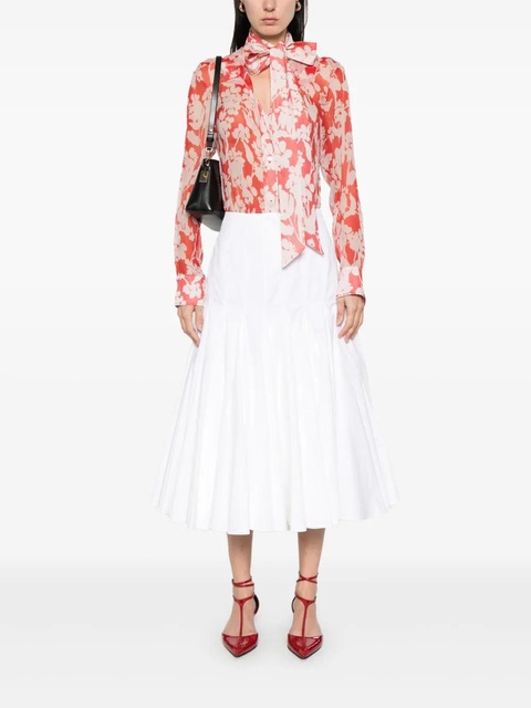 Victoria Beckham chiffon shirt - Red - zdjęcie produktu nr 2