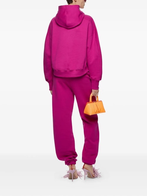 The Attico geometric-yoke hoodie - Purple - zdjęcie produktu nr 2