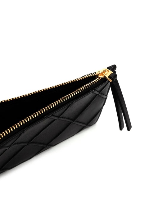 Tory Burch Fleming zipped card holder - Black - zdjęcie produktu nr 1