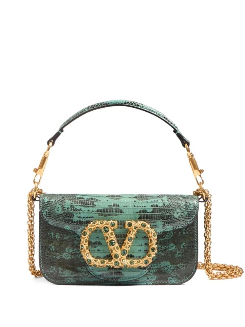 Valentino Garavani small Locò shoulder bag - Green - zdjęcie produktu nr 1