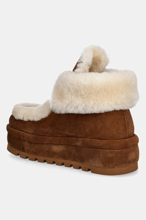Naked Wolfe śniegowce zamszowe Bambi kolor brązowy Bambi Suede Shearling Tan - zdjęcie produktu nr 1