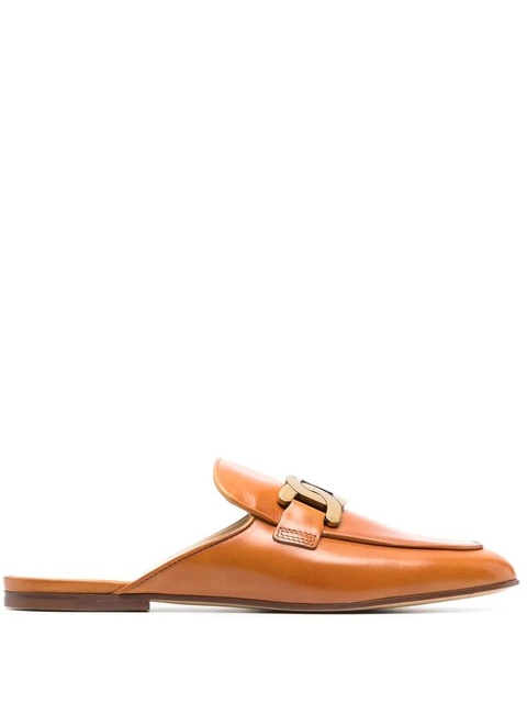 Tod's Kate leather mules - Brown - zdjęcie produktu nr 1