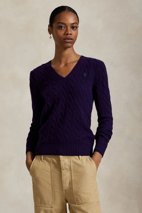 Polo Ralph Lauren sweter damski kolor fioletowy 211971866 - zdjęcie produktu nr 1