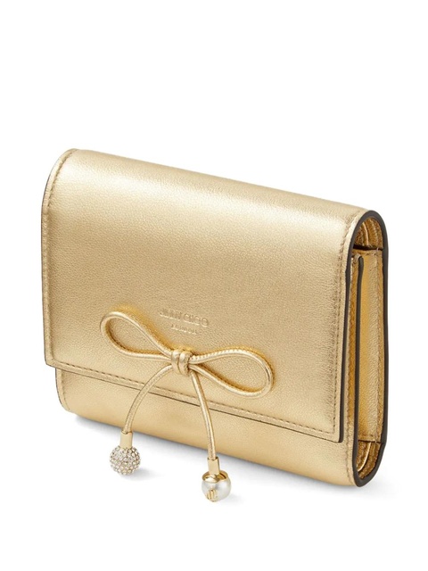 Jimmy Choo Marinda leather wallet - Gold - zdjęcie produktu nr 2
