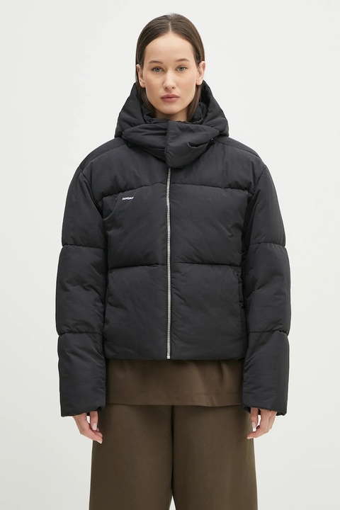 Pangaia kurtka kolor czarny zimowa 10002298 - zdjęcie produktu nr 2