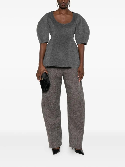 Róhe cashmere-blend blouse - Grey - zdjęcie produktu nr 2