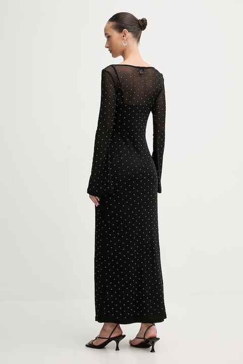 Never Fully Dressed sukienka kolor czarny maxi prosta NFDDR3122 - zdjęcie produktu nr 1