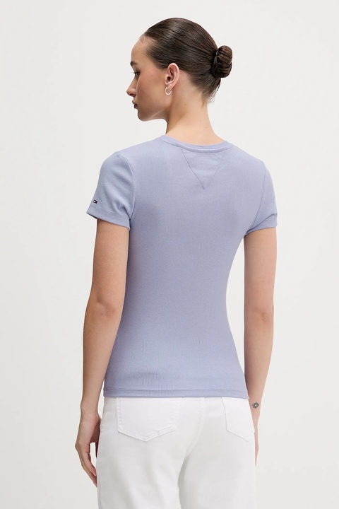 Tommy Jeans t-shirt damski kolor niebieski DW0DW21838 - zdjęcie produktu nr 2