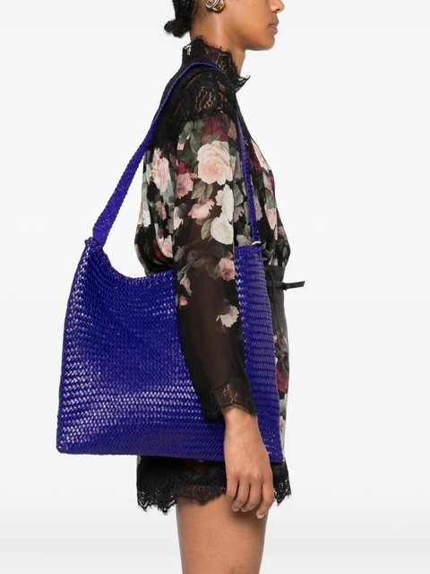 DRAGON DIFFUSION woven-leather shoulder bag - Purple - zdjęcie produktu nr 2
