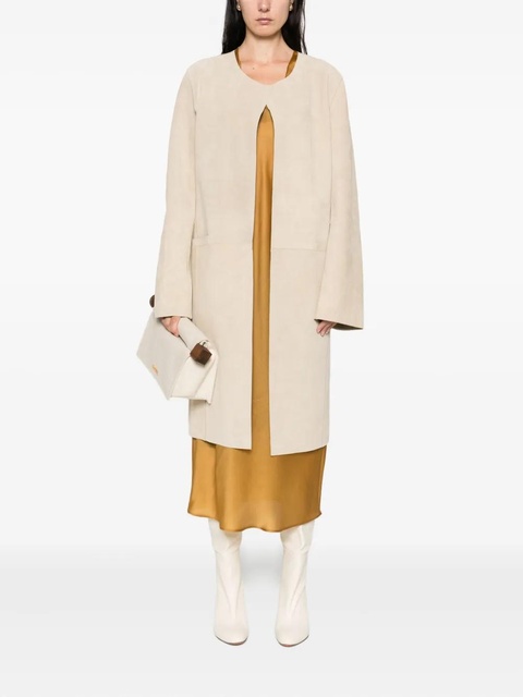 TOTEME suede coat - Neutrals - zdjęcie produktu nr 2