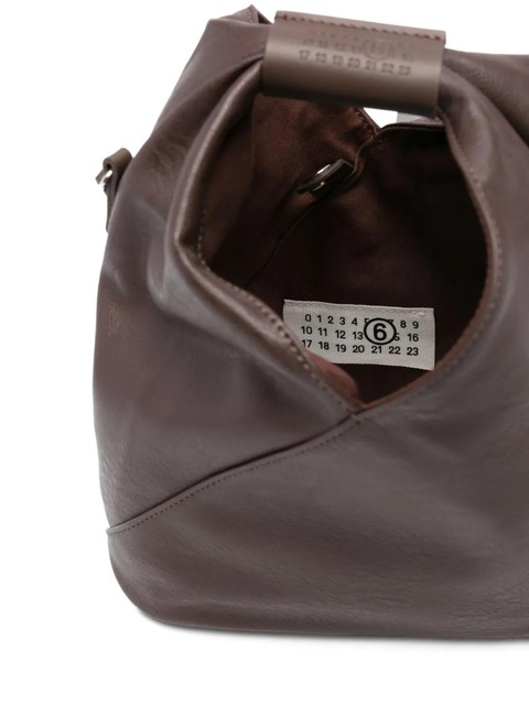 MM6 Maison Margiela diagonal-seam shoulder bag - Brown - zdjęcie produktu nr 2