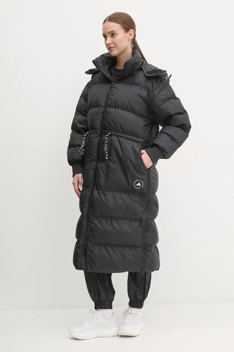 adidas by Stella McCartney kurtka damska kolor czarny zimowa IX3081 - zdjęcie produktu nr 1