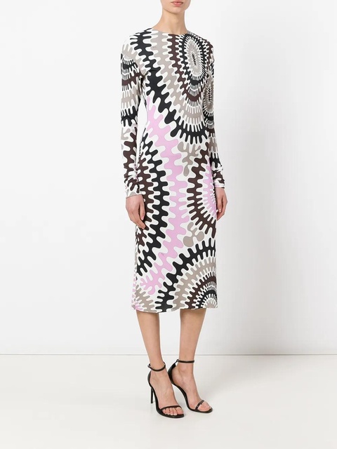 PUCCI longsleeved printed dress - White - zdjęcie produktu nr 2