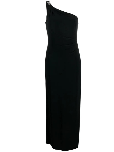 Lauren Ralph Lauren one-shoulder midi dress - Black - zdjęcie produktu nr 1