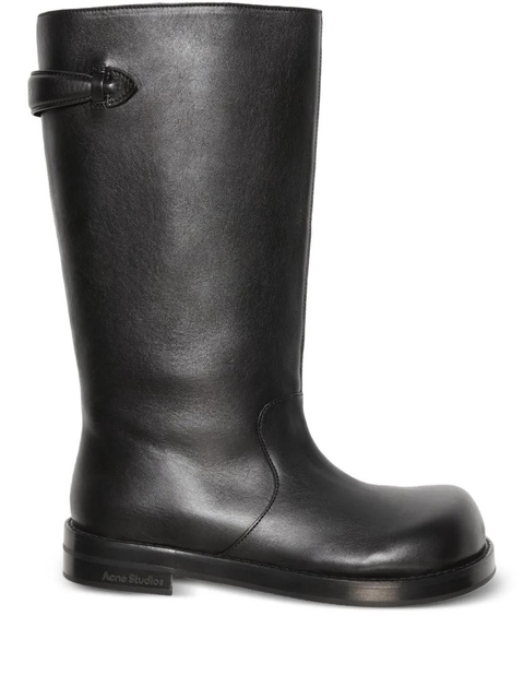 Acne Studios buckle-detailing knee-high boots - Black - zdjęcie produktu nr 1
