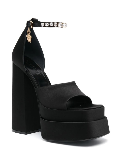 Versace Medusa charm platform sandals - Black - zdjęcie produktu nr 2