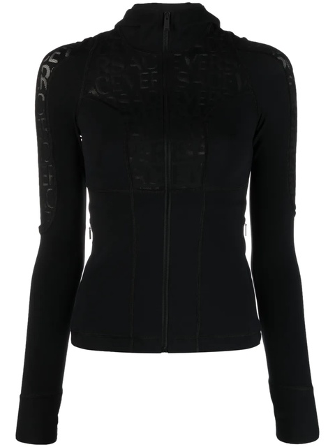 Versace Allover logo jersey jacket - Black - zdjęcie produktu nr 1