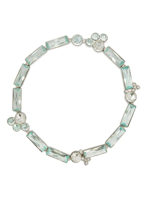 Jil Sander rhinestone-embellished necklace - Silver - zdjęcie produktu nr 1