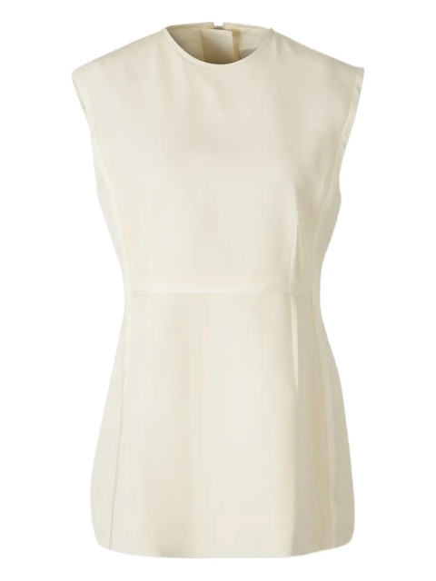 Jil Sander round-neck sleeveless top - Neutrals - zdjęcie produktu nr 1