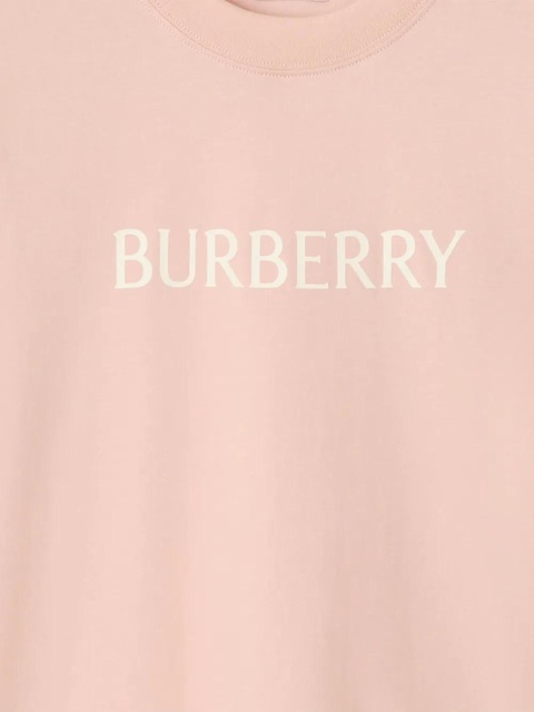 Burberry logo-print cotton T-shirt - Pink - zdjęcie produktu nr 2