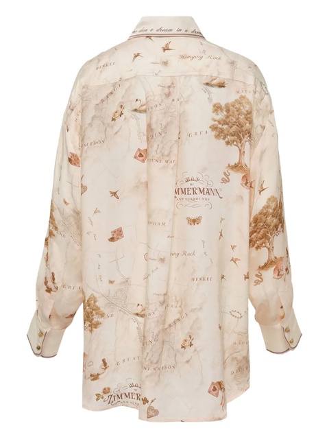 ZIMMERMANN map-print shirt - Neutrals - zdjęcie produktu nr 1