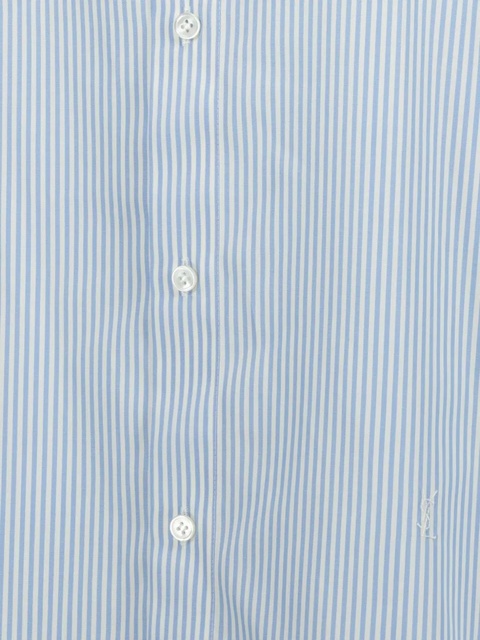 Saint Laurent striped cotton shirt - Blue - zdjęcie produktu nr 2