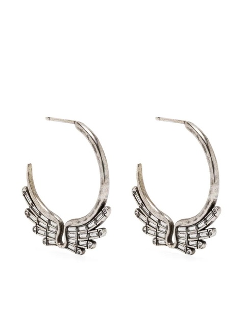 Zadig&Voltaire Rock Over half-hoop earrings - Silver - zdjęcie produktu nr 1