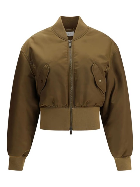 Saint Laurent zip-up bomber jacket - Green - zdjęcie produktu nr 1