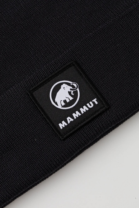 Mammut czapka Fedoz kolor czarny 1191.01092 - zdjęcie produktu nr 2