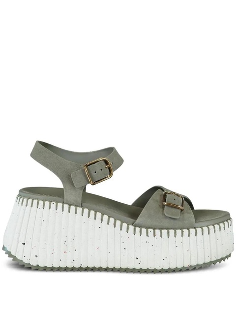 Chloé 78mm Nama sandals - Green - zdjęcie produktu nr 1