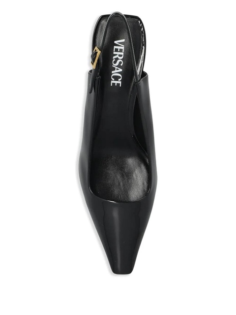 Versace 85mm leather pumps - Black - zdjęcie produktu nr 2