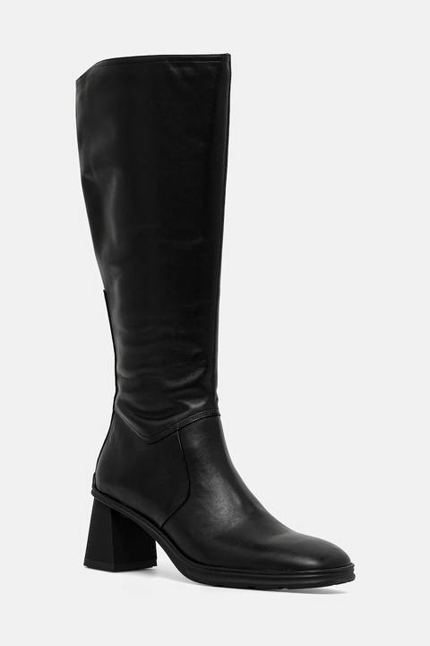 Vagabond Shoemakers kozaki skórzane JANINE damskie kolor czarny na słupku 6038-101-20 - zdjęcie produktu nr 1
